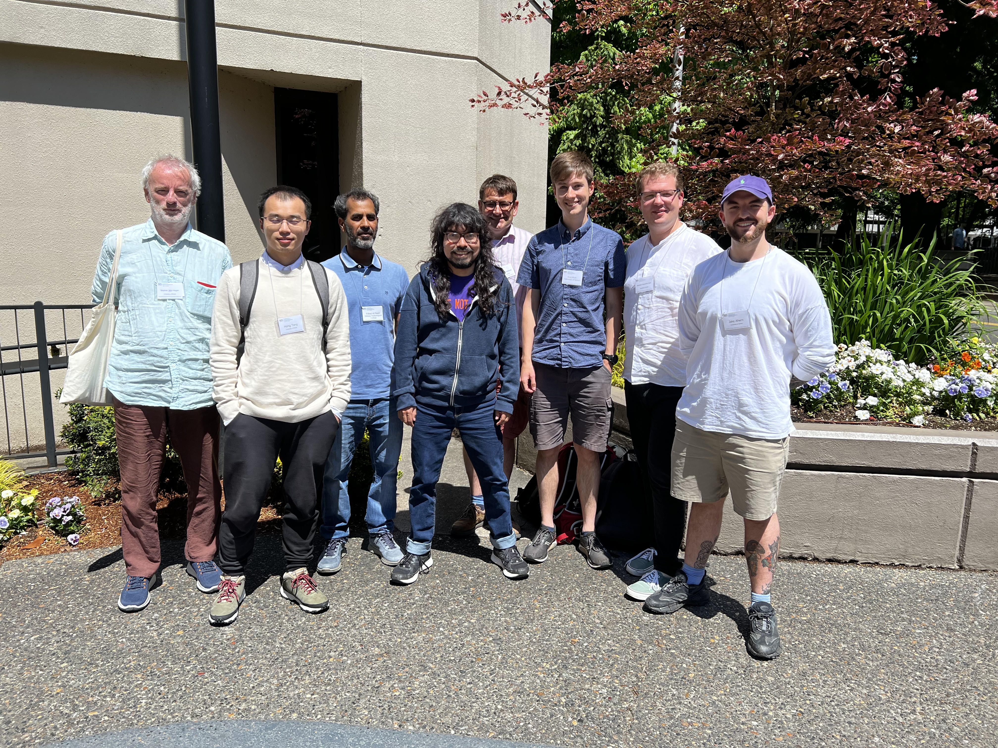Members of the Engineering Maths Department at the University of Bristol, UK, at SIAM DS23.