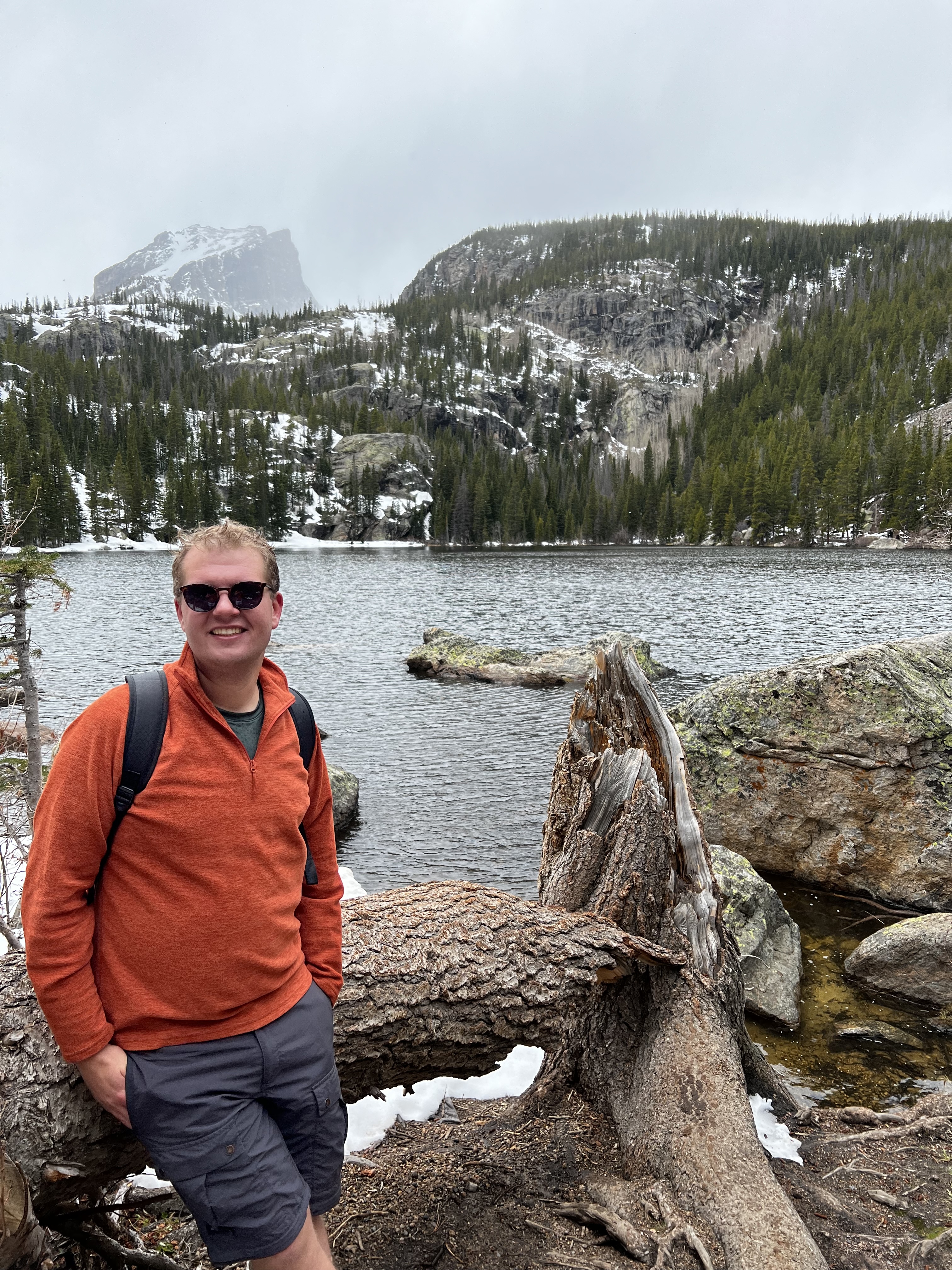 Stanisław at the Rocky Mountain National Park